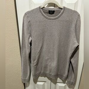 Massimo Dutti Cotton Silk Cashmere Textured Sweater , size Large